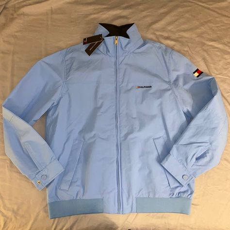 Brand New With Tags. Tommy Hilfiger Men’s Large Bomber Windbreaker / Raincoat / Rain Jacket. Blue. Waterproof, See Tags. Covered Hand Pockets On Left And Right. Velcro Pocket On Inside Left Chest. Sleeves Button To Become Tighter Or More Loose. Packable Hoodie Under Collar, Secured By Velcro, See Photos. Brand New Condition With Tags. If You Have Any Questions Please Let Me Know, I Am Happy To Help! Please Check Out Other Listings In My Closet For Bundles To Save On Shipping And Get Discounts! I Disney Nike, Vintage Tommy Hilfiger Jackets, Cotton Jacket Men, Tommy Hilfiger Windbreaker, Hoodie Jacket Men, Red Windbreaker, Windbreaker Jacket Mens, Raincoat Jacket, Hooded Rain Jacket