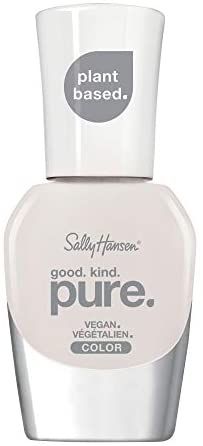 Sally Hansen - Good, Kind, Pure Vegan Nail Colour, White Tea (sheer) - 110: Amazon.ca: Beauty Blueberry Milk, Peach Nail Polish, Nail White, Orange Nail Polish, Peach Nails, Zoya Nail, Zoya Nail Polish, Vegan Nail Polish, Nail Colour