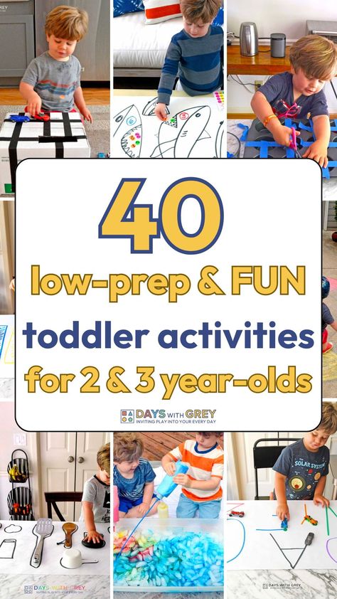 Wondering how to entertain your toddler at home all day? This list of 40+ fun activities for toddlers is a must save! Easy toddler activities help keep kids busy through hands on play while encouraging learning and independent play. There are so many SIMPLE activities for toddlers in this list that include fun sensory bin play, fine motor activities, and even gross motor activities to help get those wiggles out! Preschool Class Activities Fun, Fun Two Year Old Activities, Week Of The Young Child Toddler Activities, Activities With Toddlers At Home, Toddler Activities For 2 Year, Stay At Home Mom Activities Toddlers, Twos Activities Ideas, Age Appropriate Activities For Toddlers, Activities For Busy Toddlers