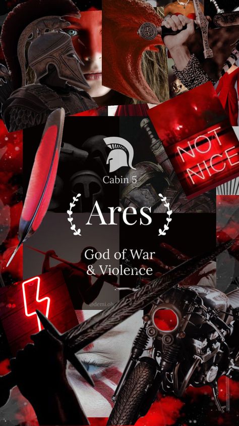 Ares Ares Wallpaper God, Ares Aesthetic Wallpaper, Ares Moodboard, Son Of Ares Aesthetic, Ares Wallpaper, Ares Fanart, Ares Greek God, Ares Cabin, Greek God Wallpaper Aesthetic