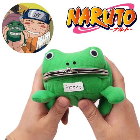 Top On Sale Product Recommendations!;Bandai Anime Naruto Frog Wallet Coin Purse Key Chain Cute Plush Novelty Adorable Cartoon Cosplay Figure Children Bag Accessories;Original price: USD 2.64;Now price: USD 2.64;Click&Buy: https://s.click.aliexpress.com/e/_Exa6qxH Naruto Frog Wallet, Naruto Frog, Naruto Jewelry, Duct Tape Wallet, Cartoon Cosplay, Creative Birthday Gifts, Diy Wallet, Cute Wallets, Wallet Pattern