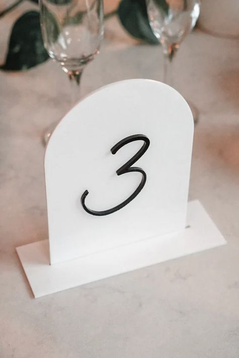 This Wedding Signs item by BlushingBeanDesigns has 73 favorites from Etsy shoppers. Ships from Canada. Listed on Sep 8, 2022 White And Black Table Numbers, Black And White Table Numbers, Event Table Settings, Gold Table Decor, Acrylic Table Numbers, Acrylic Table Number, Wedding Numbers, Event Table, Future Wedding Plans