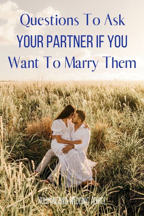 There are just some questions each couple should ask their partner before they get married. Before they get engaged, even. These questions will help you understand how aligned you and your partner are when it comes to finances, having kids, planning your wedding, and the type of marriage you will have with each other. // getting married // planning a wedding // questions for your boyfriend // girlfriend // brides // grooms // getting to know each other // planning a wedding // engaged // married Questions For Your Boyfriend, Hummingbird Wedding, Engagement Questions, Before Getting Married, Wedding Toss, Pre Engagement, Wedding Questions, Wedding Tools, Get Engaged