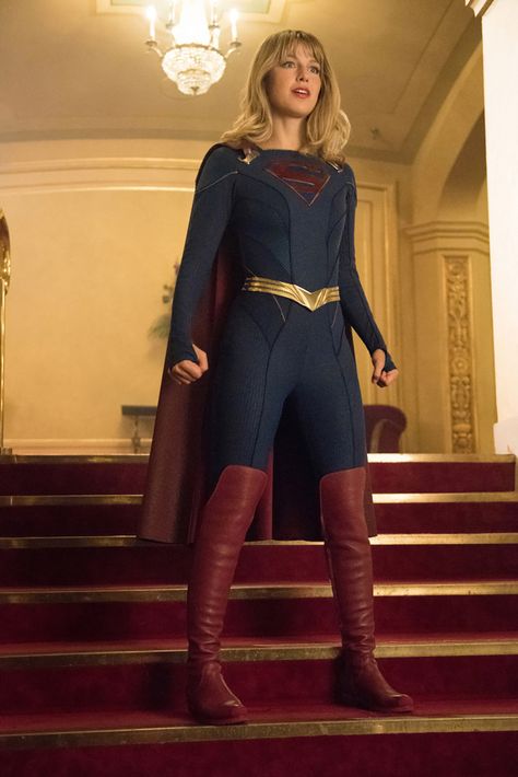 Kara and her super-friends return in new <em>Supergirl</em> season 5 photos Supergirl Outfit, Logo Superman, Supergirl Costume, Melissa Supergirl, Supergirl 2015, Supergirl Tv, Kara Danvers Supergirl, Supergirl Dc, Lena Luthor