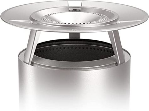 Solo Stove Bonfire Heat Deflector, with 3 Detachable Legs, Accessory for Bonfire Fire Pit, Captures and redirects Warmth, 304 Stainless Steel, (HxDia) 10 x 25 in, 7 lbs Solo Stove, Fireplace Parts, Fire Pit Tools, Stove Accessories, Outdoor Comfort, Wood Burning Fires, Camping Essentials, Outdoor Heating, Outdoor Fire