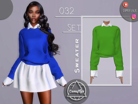 The Sims Resource - SET 032 - Sweater with a Collar Sims 4 Jobs, Sims 4 Male Clothes, Sims 4 Tsr, Sims Packs, Sims 4 Studio, The Sims 4 Packs, Sims 4 Game Mods, Sims 4 Expansions, Sims 4 Gameplay