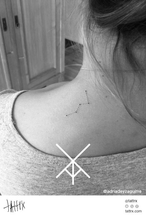 Tattoo: Cassiopeia Cassiopeia Tattoo, Cassiopeia Constellation, Aquarius Constellation Tattoo, Constellation Tattoos, Tattoo Meaning, Minimal Tattoo, Skin Art, Forearm Tattoos, Mini Tattoos