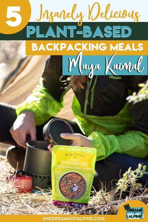 Insanely Delicious Vegan Backpacking Food with Maya Kaimal’s Everyday Dals | Let’s face it. Delicious backpacking food that is ALSO healthy can be hard to come by. So naturally, I was thrilled when Maya Kaimal reached out to me about trying their Everyday Dals, which are a perfectly sized for the ultimate vegan backpacking meal. In this post I’ll reveal what I love about them the most and which of the flavors is my absolute favorite! | shedreamsofalpine.com #vegan #vegetarian #campingfood #campi Vegan Backpacking Food, Backpacking Recipes, Beginner Backpacking, Backpacking For Beginners, Backpacking Meals, Travel Foodie, Hiking Food, Forgiveness Quotes, Backpacking Food