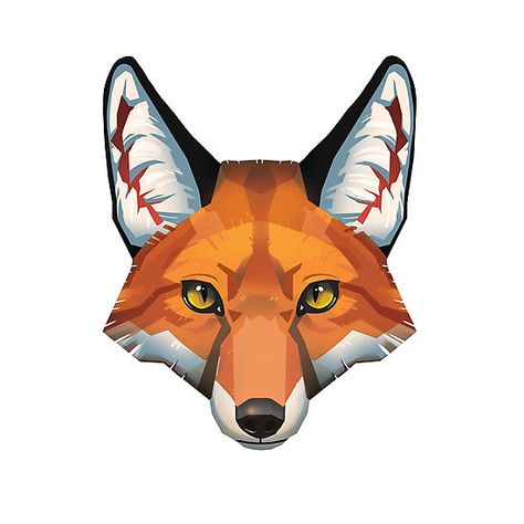 Fox Face Drawing, Fox Head Drawing, Logo Basket, Fox Portrait, Female Fox, Lucas Arts, Art Toys Design, Fox Face, Portrait Series