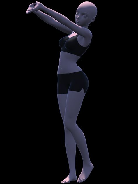 Pofi Create - Art Pose & Paint, 3d Poses Reference, Creepy Pink Aesthetic, 3d Pose, Modelos 3d, Pose References, Body Reference Poses, Human Poses Reference, Figure Poses