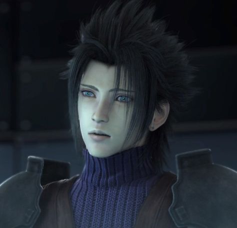 Final Fantasy Crisis Core, Final Fantasy Vii Cloud, Zack Fair, Crisis Core, Vocaloid Funny, Final Fantasy Collection, Diy Wig, Final Fantasy Artwork, Fictional Crushes