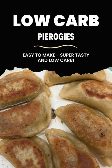 Low Carb Pierogies - because going low carb shouldn't mean giving up the good stuff! Low Carb Pierogi Recipe, Keto Pierogi Recipe, Pierogi Recipe, Grated Cheese, Carb Recipes, Worcester, Almond Flour, Giving Up, Low Carb Recipes