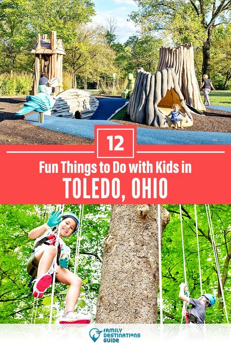 Toledo Ohio Things To Do In, Things To Do In Toledo Ohio, Fun Places For Kids, Toledo Ohio, Kids Vacation, Dayton Ohio, Family Destinations, Kid Friendly Trips, Family Friendly Activities