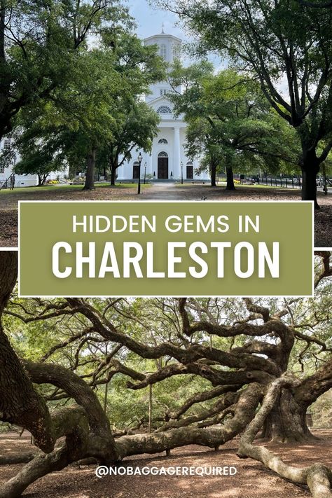 Charleston South Carolina is packed with things to do, but have you seen these hidden gems in Charleston? If you are planning to travel to Charleston SC, check out this full travel guide for lots of hidden spots that may surprise you. They will definitely make your trip to Charleston memorable! Hidden Gems In Charleston Sc, Savannah Georgia Vacation, Charleston Travel Guide, Charleston Vacation, South Carolina Vacation, Georgia Vacation, Charleston Travel, South Carolina Beaches, Vacation Photography