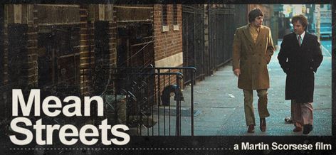 Mean Streets 70s Cinema, Mean Streets 1973, Martin Scorsese Movies, Hugo Cabret, Goodfellas 1990, The Color Of Money, Mean Streets, Harvey Keitel, The Last Waltz