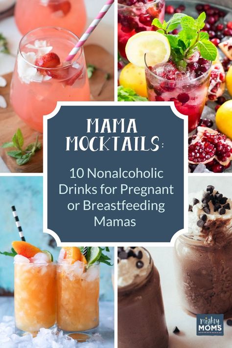 Pregnancy Mocktails, Pregnant Drinks, Holiday Mocktail, Nonalcoholic Drinks, New Year's Drinks, Healthy Pregnancy Food, Healthy Pregnancy Tips, Frozen Hot Chocolate, Drink Recipes Nonalcoholic