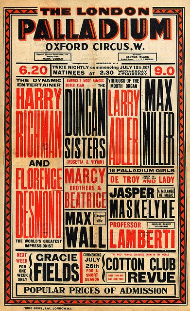 Vaudeville Poster July 12, 1937. Original Vaudeville Poster from The London Palladium. Homecoming 2024, Fats Waller, Old Posters, London Palladium, Black Film, News Web Design, Graphic Design Collection, Cotton Club, Theatre Poster