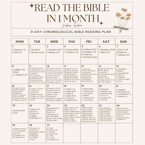 Noleen Sedra | Who’s ready to read the ENTIRE BIBLE in one month with me?? 🤩📖 I’ll be reading the Bible Chronologically during the whole month January... | Instagram Read Through The Bible In A Year, Bible Study Resources, Chronological Bible Reading Plan, Psalm 72, Chronological Bible, Month January, Reading The Bible, Bible In A Year, Bible Challenge