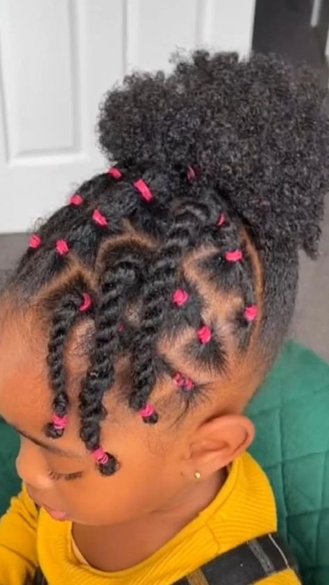 Black Baby Girl Hairstyles, Hairstyle For Kids, Baby Girl Hairstyles Curly, Cute Toddler Hairstyles, Easy Little Girl Hairstyles, Lil Girl Hairstyles, Kids Curly Hairstyles, Cute Hairstyle, Toddler Hairstyles Girl