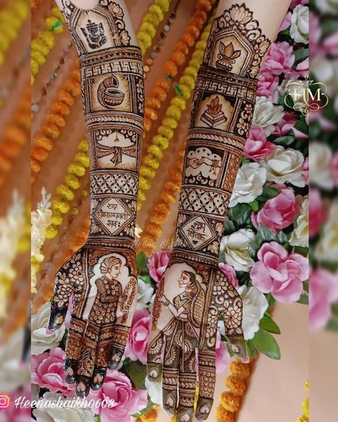 New Dulhan Mehndi Design, Groom Name In Mehndi Design, New Bridal Mehndi Designs Unique, Gathbandhan Mehndi Design, Mehndi For Bridal, Bridal Mehndi Designs Unique Indian Weddings, Figar Mehndi, Wedding Mehndi Designs Bridal, Bridal Mehndi Designs Back Hands Brides