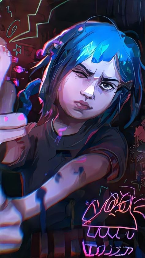 Arcane Powder Wallpapers, League Of Legends Jinx Wallpapers, Jinx Lockscreen, Powder Arcane Wallpaper, Arcane Lockscreen, Powder Jinx Arcane, Jinx Arcane Wallpapers, Arcane Jinx Wallpaper, Arcane Powder