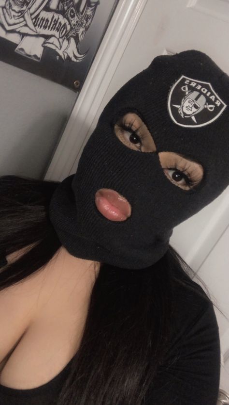 Ski Mask Baddie, Mask Baddie, Shiesty Mask, Bandana Girl, Sleepy Girl, Gangster Girl, Tattoed Women, Mask Girl, Female Rappers