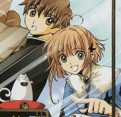 Sakura & Syaoran Tsubasa Reservoir, Haruhi Suzumiya, Tsubasa Reservoir Chronicles, Tsubasa Chronicles, Sakura Card, Manga Artist, Anime Couples Manga, Cardcaptor Sakura, Comic Illustration