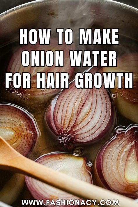 Discover a simple DIY solution for luscious locks by learning how to create onion water at home, an easy and cost-effective way to boost hair growth and improve scalp health. Onion Water For Hair, Onion Water For Hair Growth, Onion Water, High Ponytail Tutorial, Onion Oil For Hair, Onion Hair Growth, Honey Shampoo, Natural Hair Removal, Hair Play