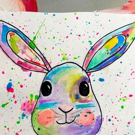 Spring Watercolor Ideas, Art Highschool, Drawing Party, March Preschool, Kindergarten Spring, Preschool Easter, Watercolour Animals, Spring Break Kids, Spring Lessons