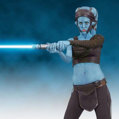 Twilek Cosplay, Aayla Secura Cosplay, Star Wars Aayla Secura, Starwars Drawings, Aayla Secura, Star Wars Colors, Twi Lek, Star Wars Anakin, Lego Lego