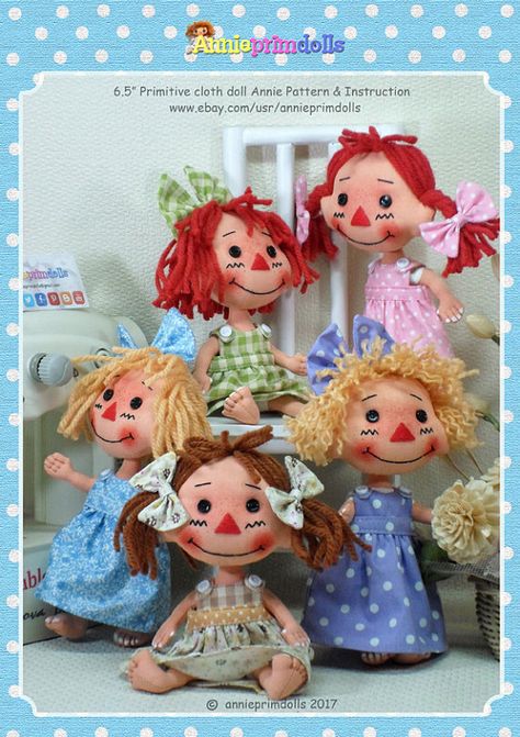 Cloth Doll Pattern, Primitive Doll Patterns, Primitive Doll, Sock Dolls, Raggedy Ann Doll, Ann Doll, Raggedy Ann And Andy, Primitive Dolls, Rag Dolls