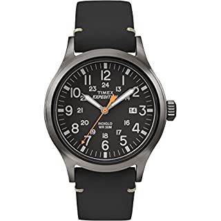 Timex Expedition, Field Watches, Classic Outdoor, Casual Watches, Analog Watch, Brown Leather Strap, Black Watch, Leather Band, Quartz Watch