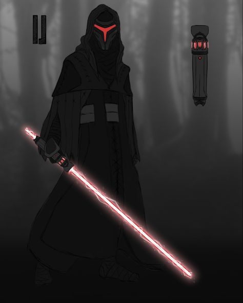 Mandalorian Sith, Jedi Concept Art, Sith Oc, Star Wars Characters Poster, Star Wars Disneybound, Dark Jedi, Sith Warrior, Bf Bf, Sci Fi Character Design