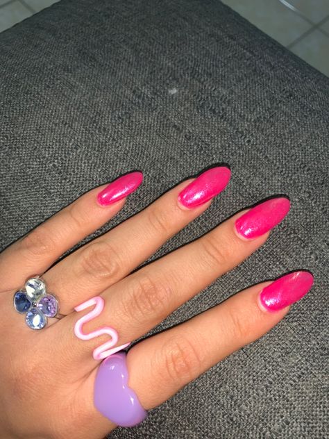 #pink #nails #1 Nails For Girls Kids, Nail Barbie, Kids Nail Art, Barbie Inspiration, Outfit Barbie, Barbie Nails, Nail Art For Kids, Short Acrylics, Barbie Core