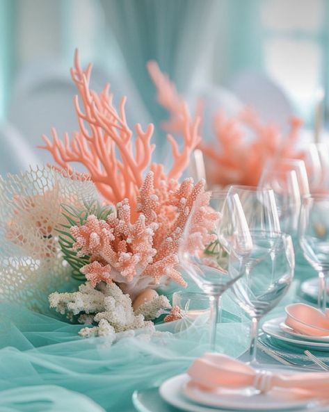 Coral Party Decor, Coral Party Decorations, Coral Party, Party Decor, Party Decorations, Coral, Shower, Quick Saves