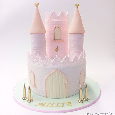 One Year Old Princess Birthday Party, Princess Castle Cakes, Fairytale Birthday Cake, Princess Castle Cake Ideas, Castle Princess Cake, Photo Gallery Walls, Princess Cake Ideas, Castle Cakes For Girls Birthday, Kids Party Invitations