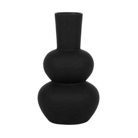 Vase en dolomite noire H20 | Maisons du Monde Copper Living Room, Wire Ornaments, Vase Noir, Black Vase, Stoneware Ceramics, Stone Collection, Ceramic Vases, Living Room Style, Ceramic Sculpture