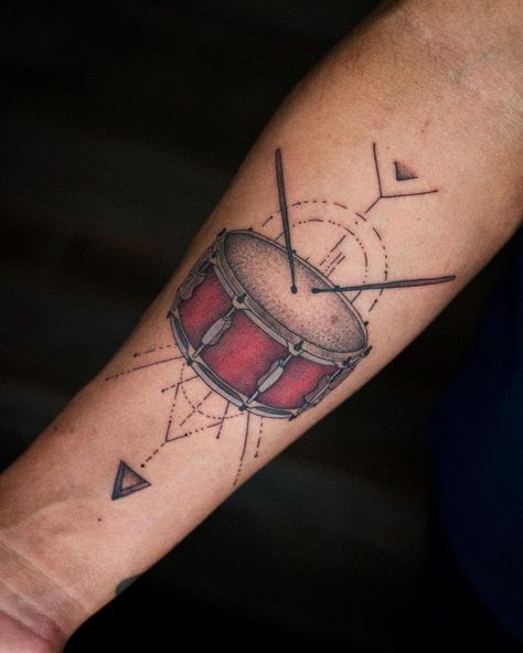 Drum Tattoo Ideas, Drum Tattoos, Drummer Tattoo, Wolverine Tattoo, Drum Tattoo, La Tattoo, Scar Tattoo, Music Tattoo Designs, Percussion Instrument