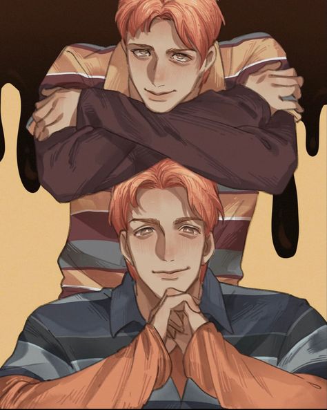 George Weasley Fan Art, Weasley Twins Fanart, Fred And George, Harry Potter Illustrations, Buku Harry Potter, Fred And George Weasley, Harry Potter Artwork, Weasley Twins, Fred Weasley