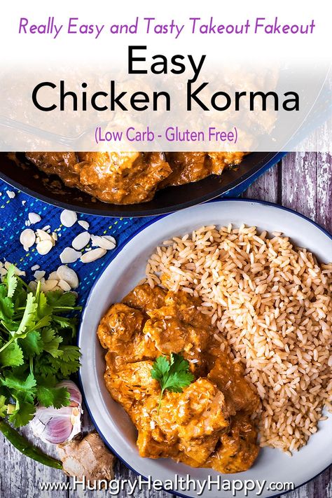 A perfectly spiced and authentic tasting chicken curry that everyone will love. This Chicken Korma is mild enough to suit all tastes but can easily be made spicier. This Indian recipe is super easy to make, it's healthy and can even be made in a slow cooker. Lamb Korma Recipe, Kosher Rules, Korma Sauce, Lamb Korma, Healthy Curry Recipe, Healthy Curry, Slow Cooker Curry, Korma Recipe, Chicken Korma