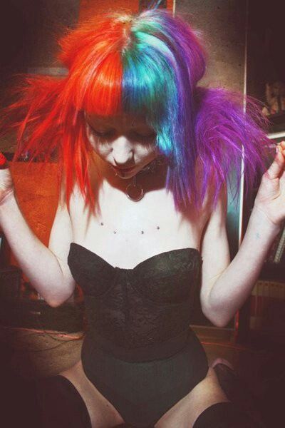 Omg fabulous Alternative Hair, Colored Hair, Dye My Hair, Hair Dye Colors, Hair Inspo Color, Rainbow Hair, Dream Hair, Aesthetic Hair, Purple Hair