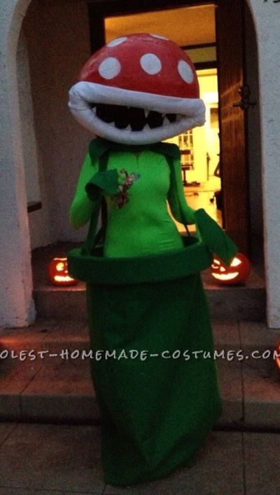 Piranha plant costume Piranha Plant Costume, Plant Costume, Piranha Plant, Treat Ideas, Halloween Costumes Makeup, Mario Bros., Trunk Or Treat, Halloween 2024, Costume Makeup