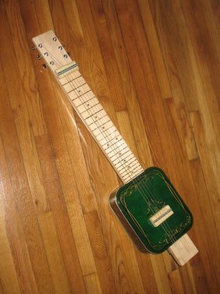 How to Make a Biscuit Box Lap Steel Guitar : 12 Steps - Instructables Ukulele Instrument, Bridesmaid Flask, Homemade Musical Instruments, Lap Steel Guitar, Diy Music, Diy Instruments, Guitar Ideas, Lap Steel, Diy Aromatherapy