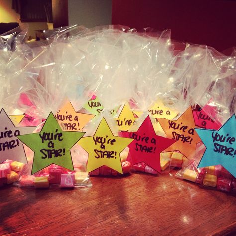 I took an idea I saw on here and did some things differently. They are simply clear treat bags with starbursts inside of them. I used them for students after a performance, but they could also be used in a classroom. Staar Test Goodie Bags, School Gifts For Students, Test Motivation, Map Testing, Student Survival Kits, Testing Treats, Welcome Back Gifts, Student Treats, Testing Encouragement