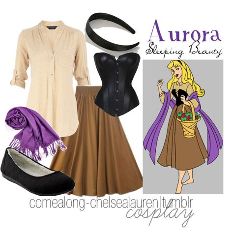 "Aurora - Sleeping Beauty" by chelsealauren10 on Polyvore Group Disneybound, Costume Quest, Steampunk Kids, Disney Bound Outfits Casual, Sleeping Beauty Costume, Princess Inspired Outfits, Disney Dress Up, Disney Princess Outfits, Disney Themed Outfits