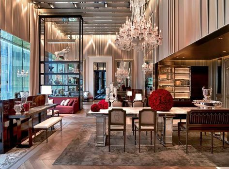 Baccarat Hotel, Taiping, Best Spa, Table Cafe, Cafe Tables, Living In New York, Crystal Decor, Baccarat, Contemporary Interior