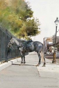 Dean Mitchell, St Louis Art, Seaside Art, Florida Art, Watercolor Horse, Art Society, Watercolor Artists, Equine Art, Art Contest