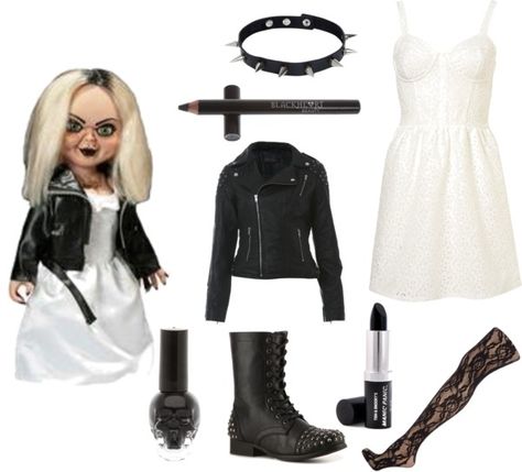 @Angelica Suarez Suarez Durrett Bride Of Chucky Halloween, Chucky And Tiffany Costume, Chucky Halloween Costume, Tiffany Costume, Bride Of Chucky Costume, Chucky Halloween, Chucky Costume, Halloween Coustumes, Bride Costume