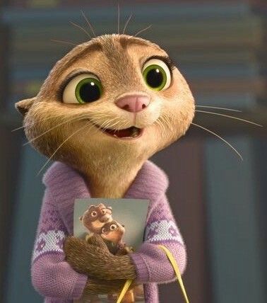 Mrs. Otterton - Disney Wiki - Wikia Officer Judy Hopps, Zootopia Movie, Quiz Disney, Zootopia 2016, Zootopia Characters, Bonnie Hunt, Good Animated Movies, Disney Quiz, Jenny Slate