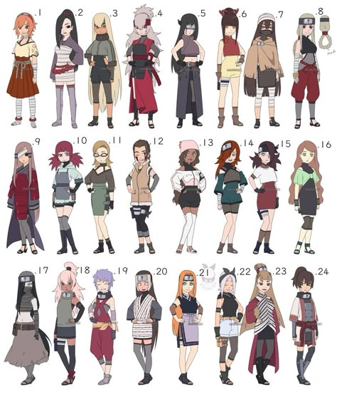 Naruto Outfits, Naruto Costumes, Naruto Clothing, Ninja Outfit, Characters Female, Naruto Oc Characters, Anime Ninja, Naruto Fan Art, Anime Inspired Outfits